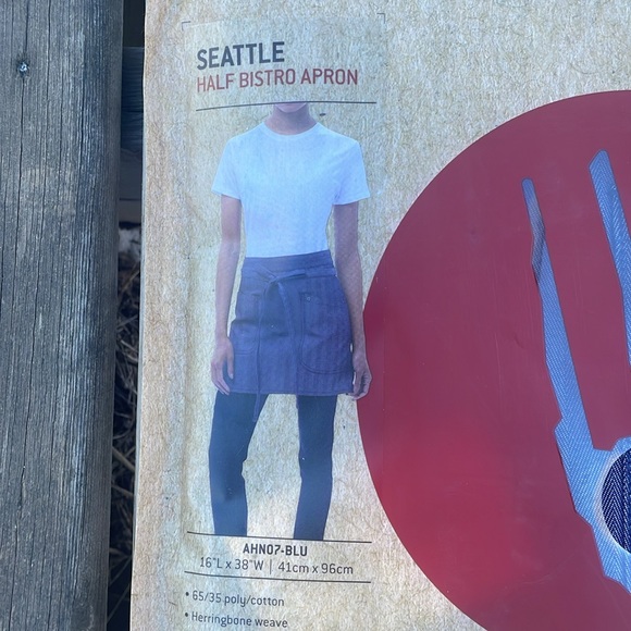 Brand New Chef Works Urban Apron Seattle Half Bistro Apron - Picture 2 of 6